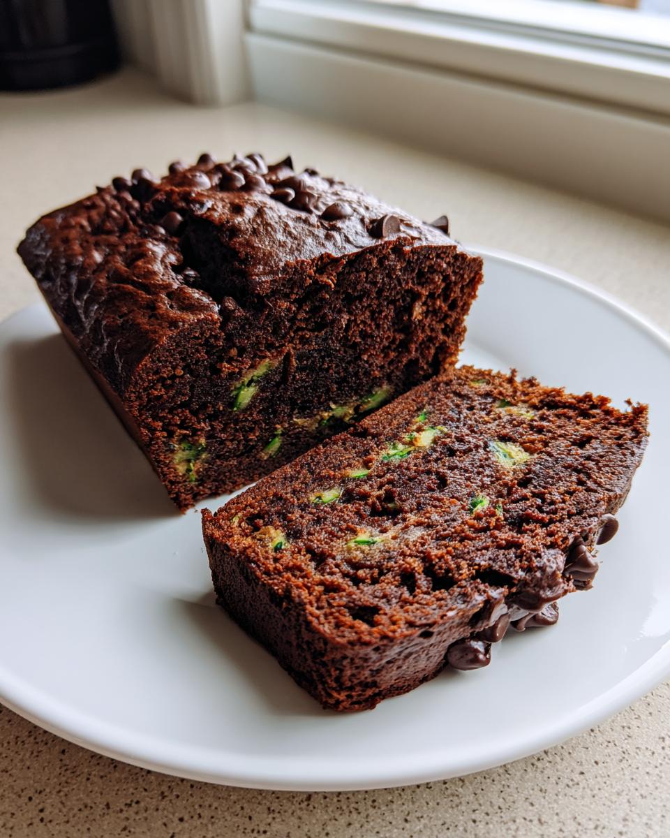 Double Chocolate Zucchini Bread - detail 2