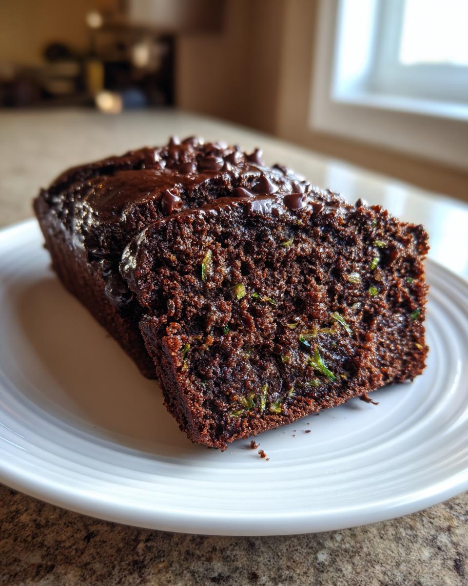 Double Chocolate Zucchini Bread - detail 4
