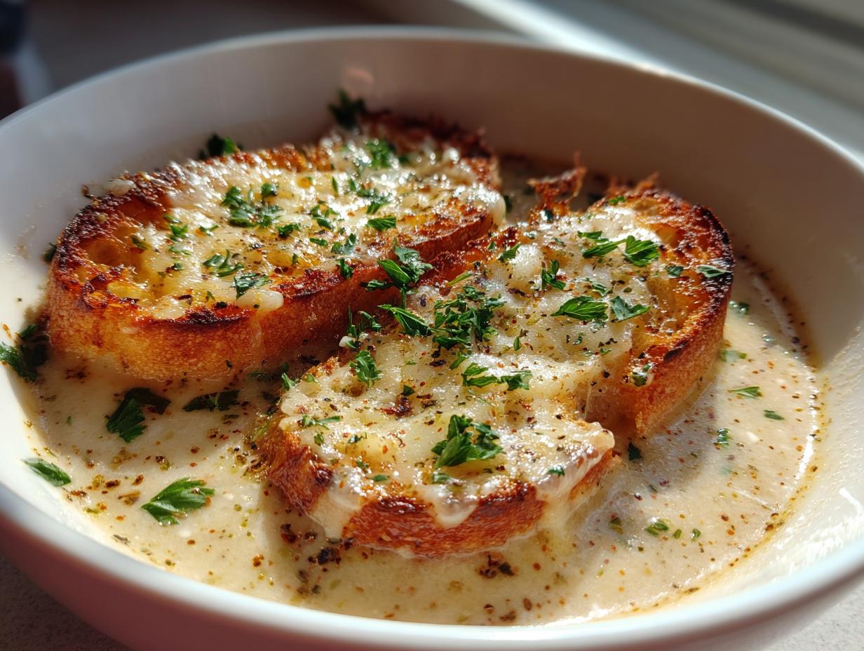Easy Country French Garlic Soup Recipe with a Twist