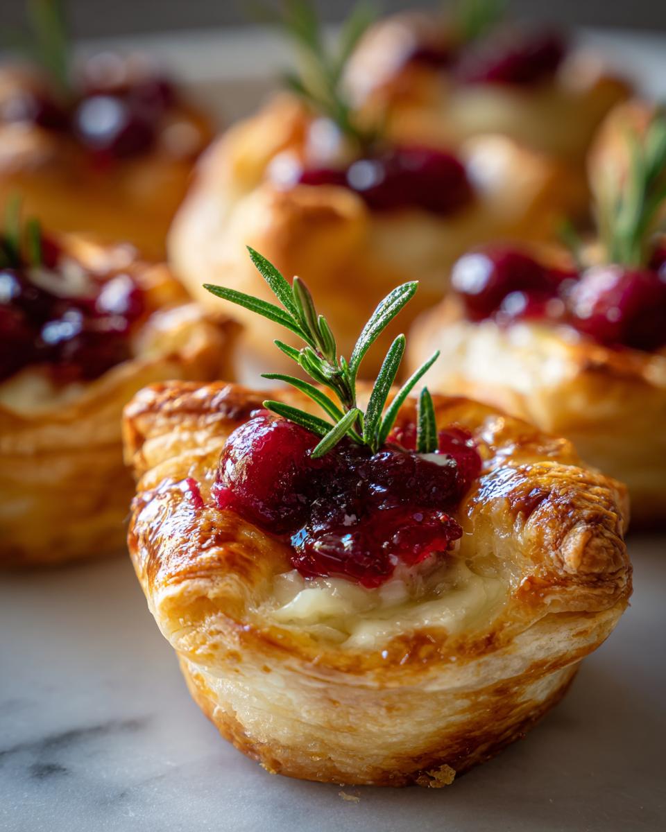Easy Cranberry Brie Bites - detail 1