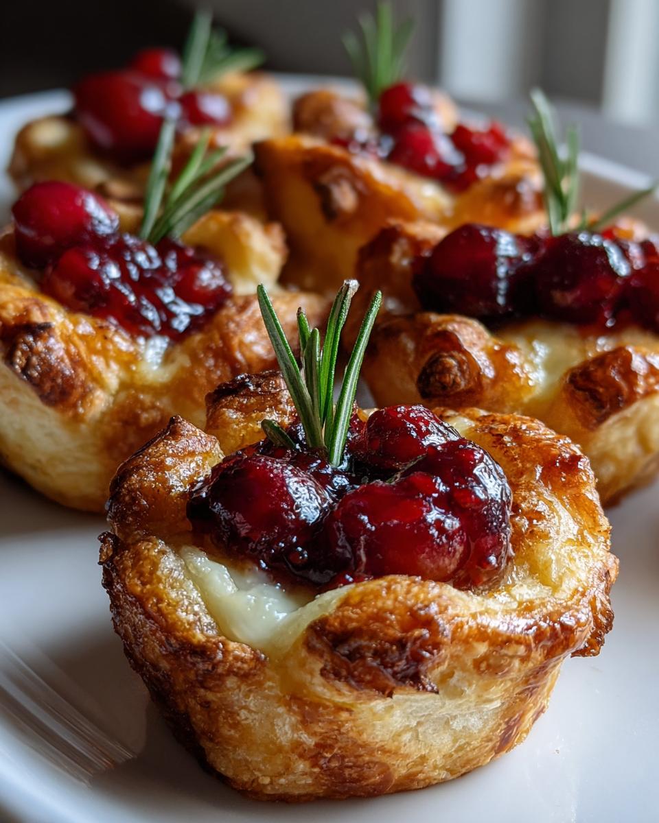 Easy Cranberry Brie Bites - detail 2