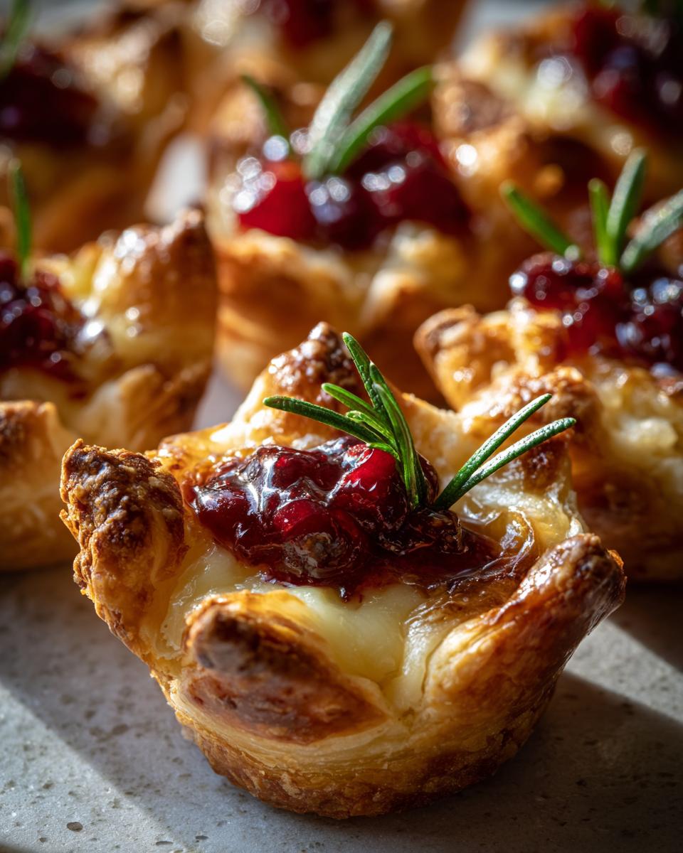 Easy Cranberry Brie Bites - detail 3