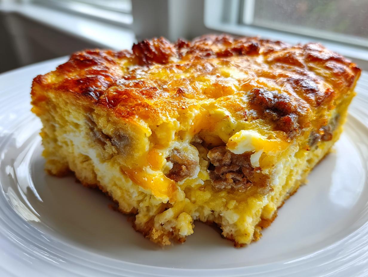 Easy Sausage and Egg Casserole
