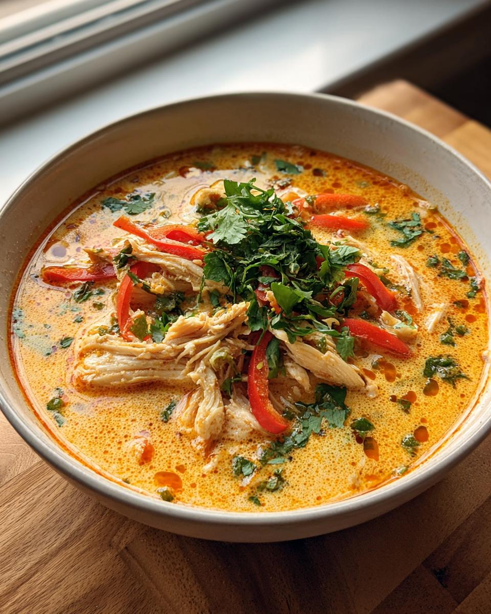 Easy Thai Coconut Chicken Soup - detail 2