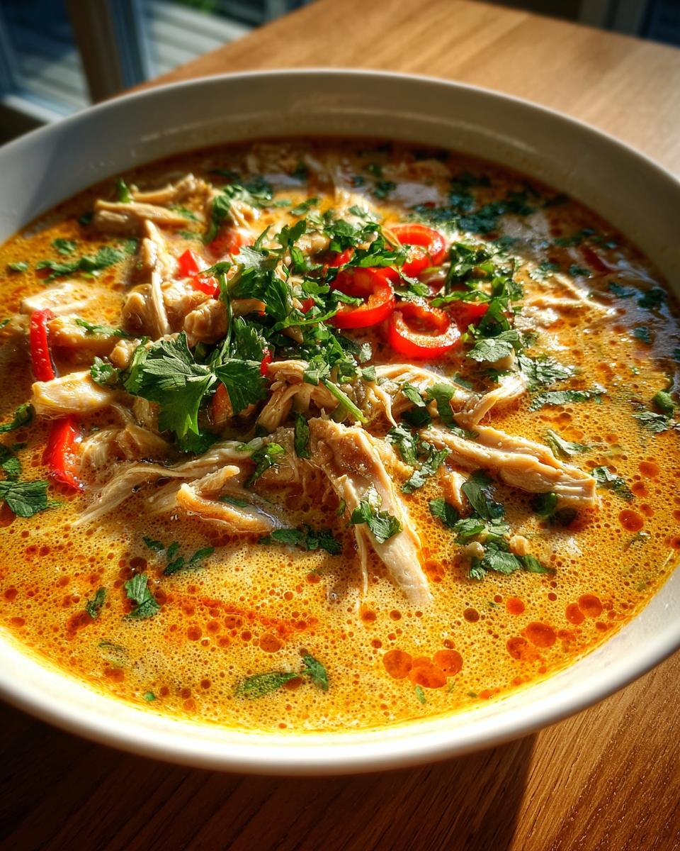Easy Thai Coconut Chicken Soup - detail 4