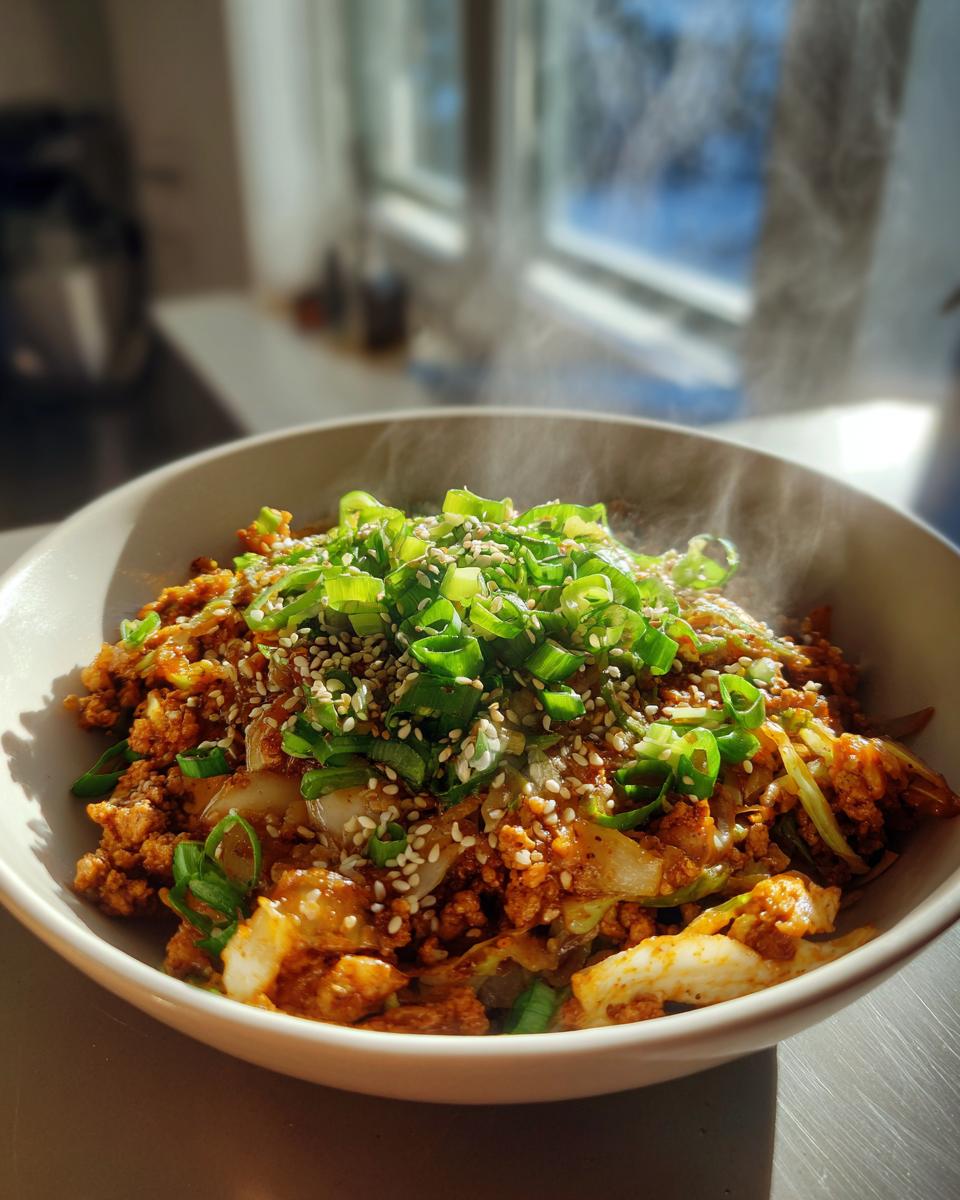 Easy high protein egg roll in a bowl recipe - detail 1