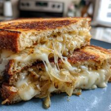 Irresistible French Onion Grilled Cheese in 1 Hour