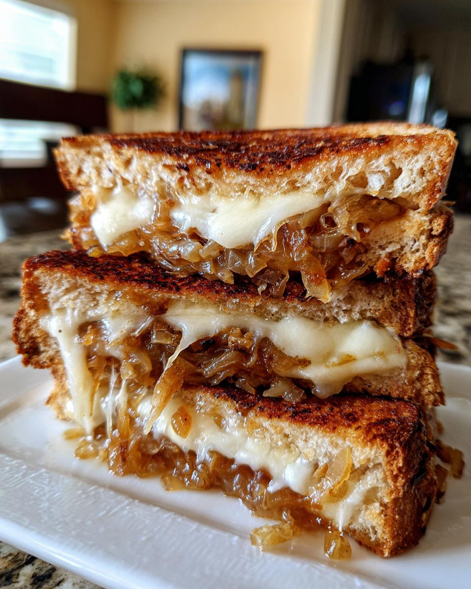 French Onion Grilled Cheese Sandwich - detail 3