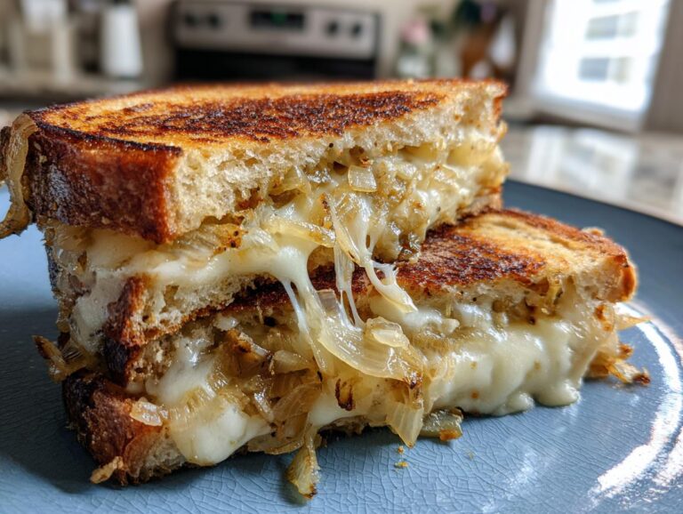 French Onion Grilled Cheese Sandwich
