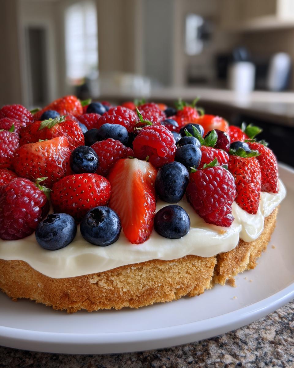 Fruit Pizza Summer Dessert - detail 2
