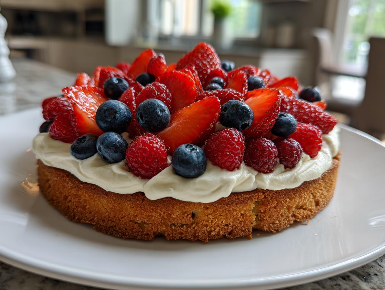 Fruit Pizza Summer Dessert