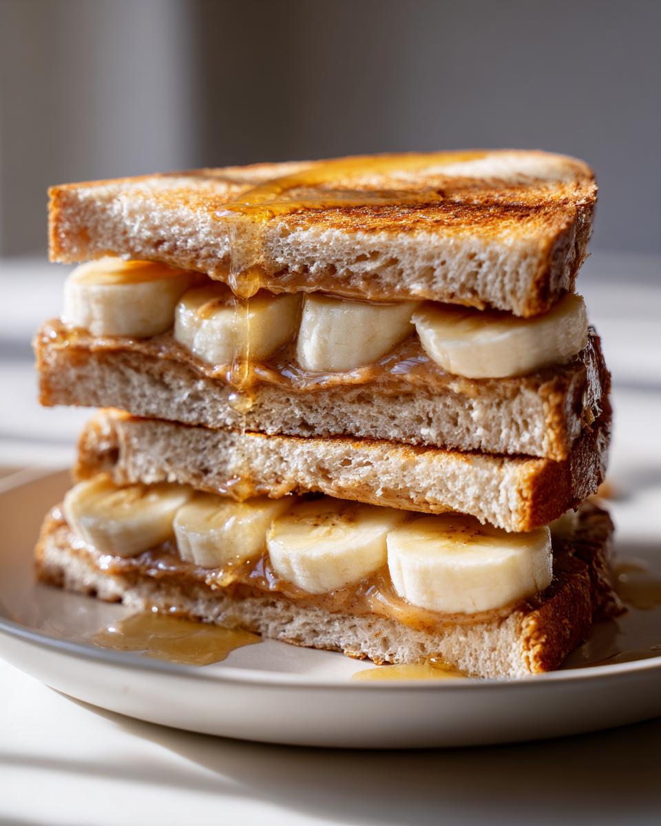 Fruit and nut butter sandwich - detail 2