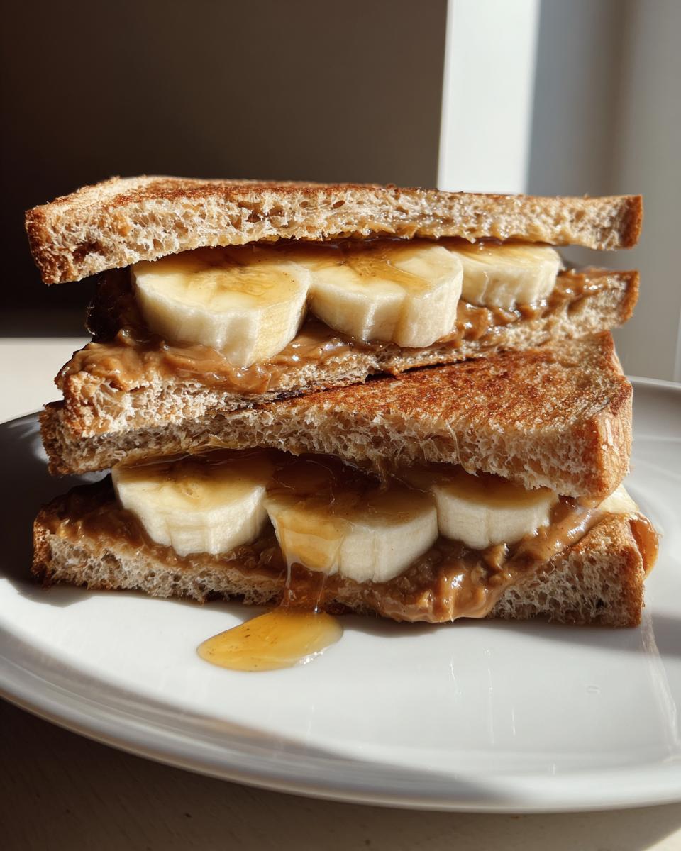 Fruit and nut butter sandwich - detail 3