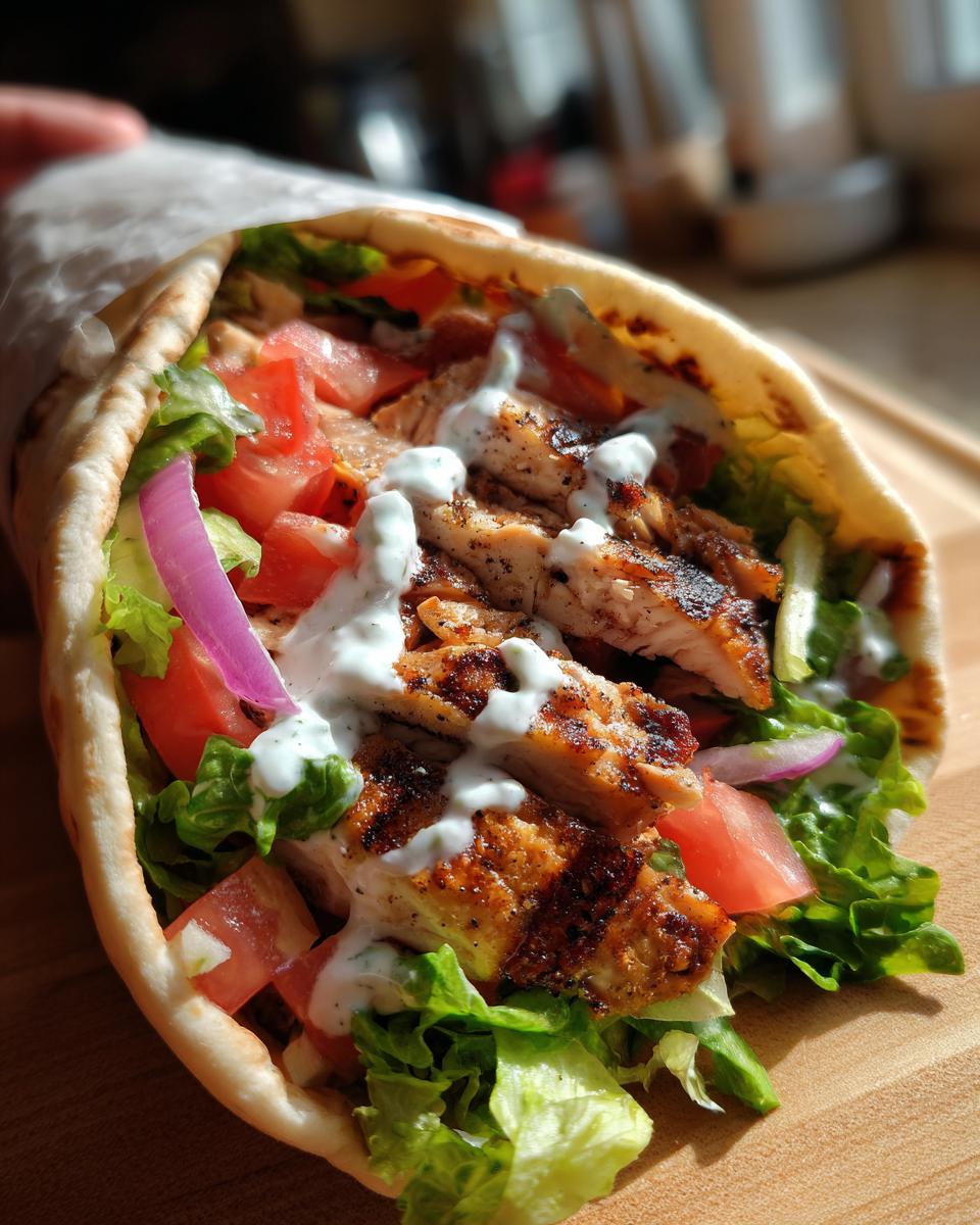 Greek Chicken Wraps - detail 1