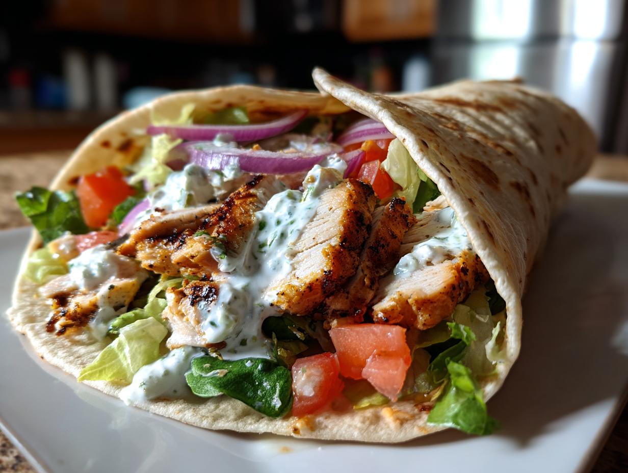 Greek Chicken Wraps