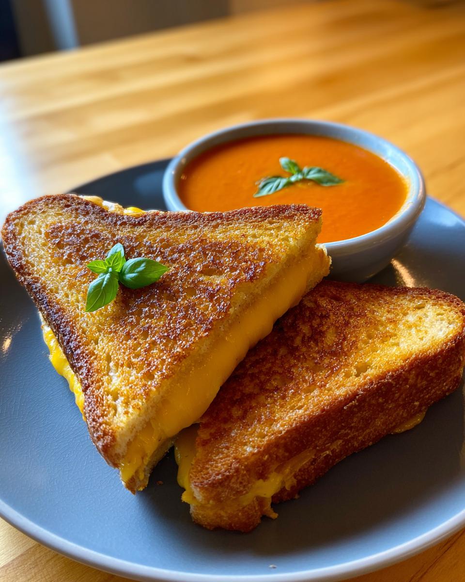Grilled cheese and tomato soup - detail 4