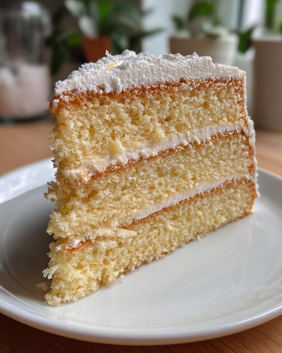 Heavenly Light Cloud Cake - detail 2