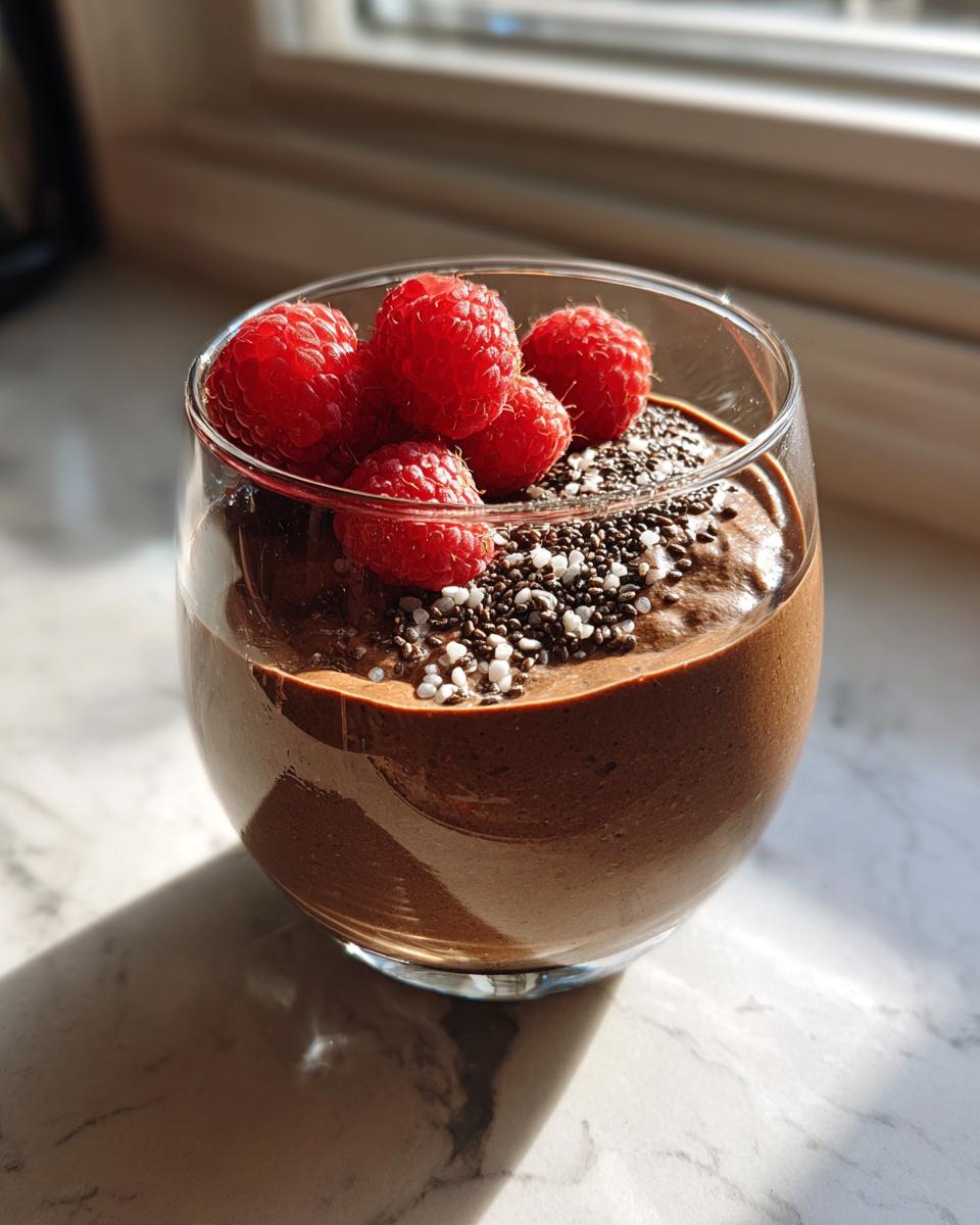 High Protein Chocolate Chia Seed Pudding - detail 1