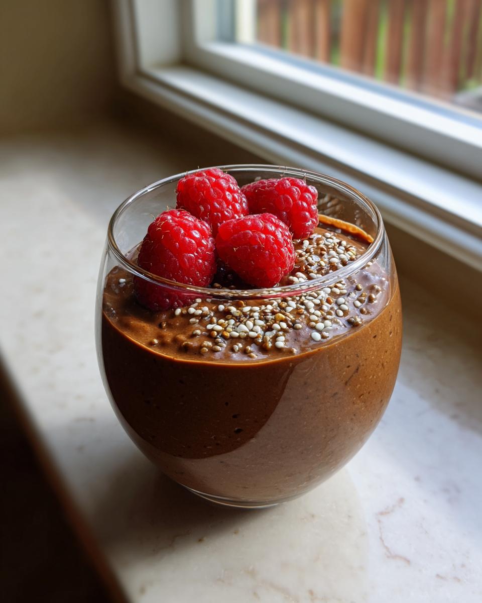 High Protein Chocolate Chia Seed Pudding - detail 3