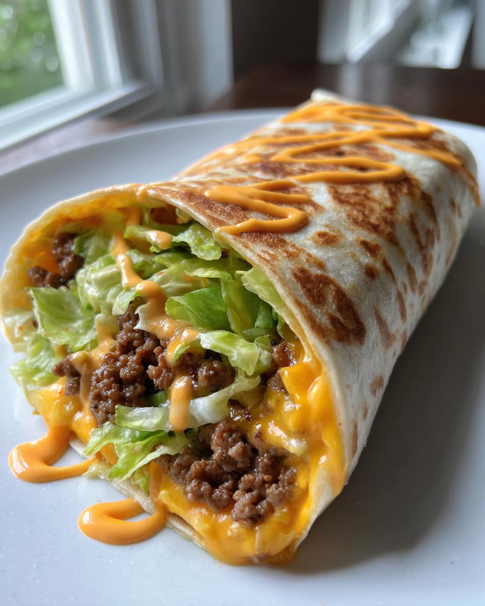 Homemade Big Mac Wraps - detail 3