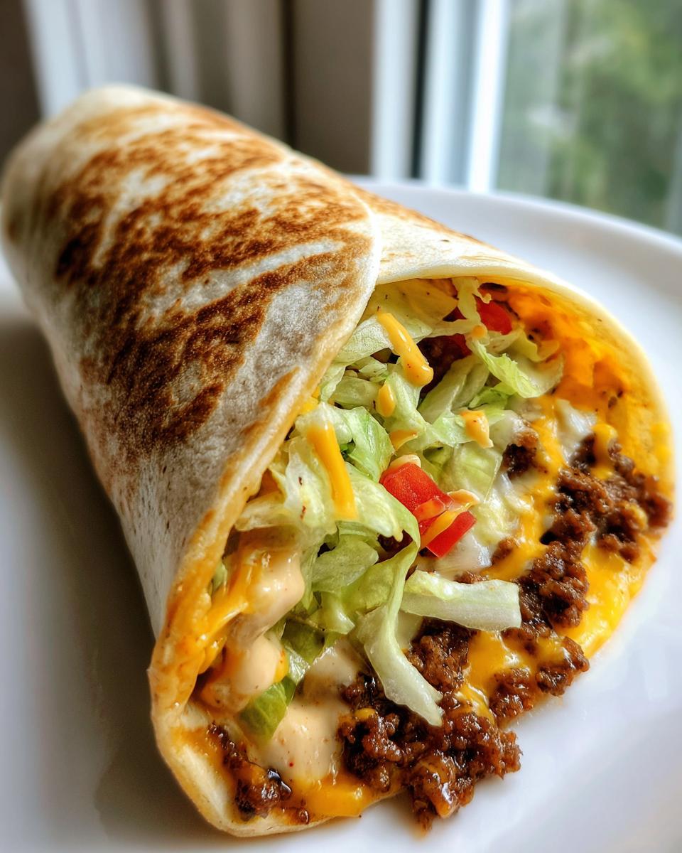 Homemade Big Mac Wraps With Special Sauce - detail 3