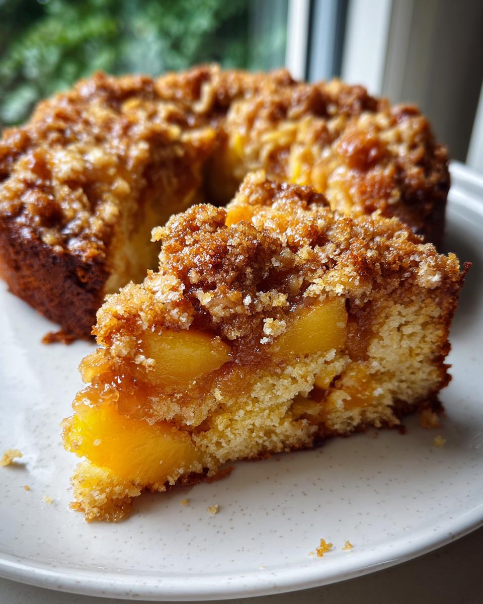 Homemade Peach Cobbler Muffins - detail 2