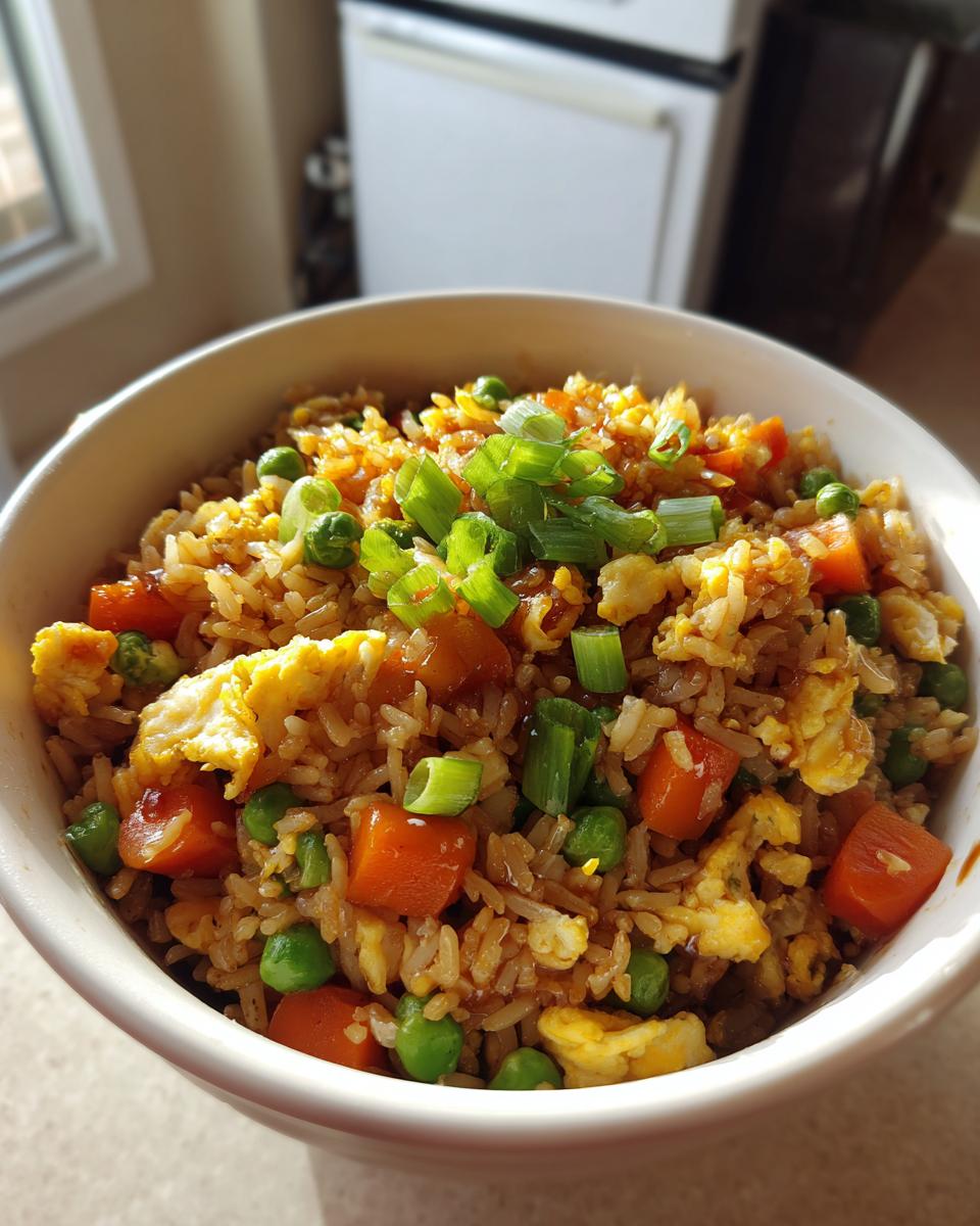Leftover rice stir-fry - detail 2