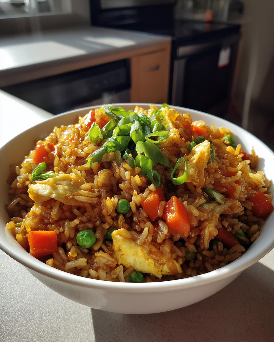 Leftover rice stir-fry - detail 3