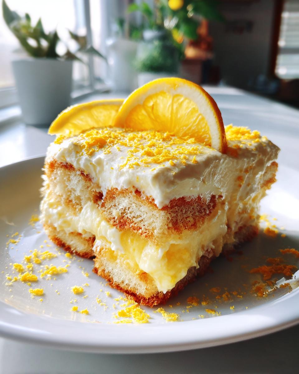 Lemon Tiramisu - detail 2