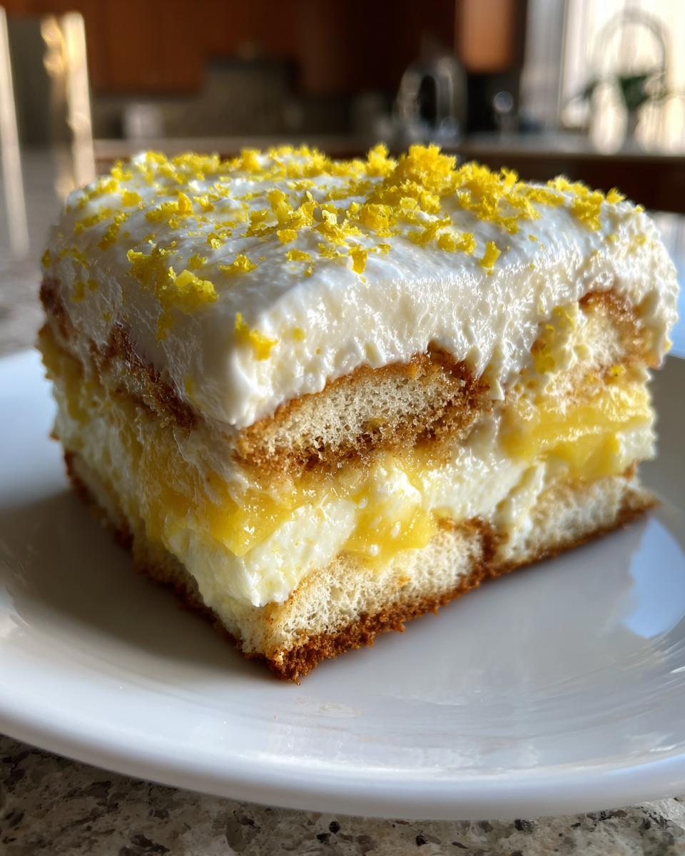 Lemon Tiramisu - detail 4