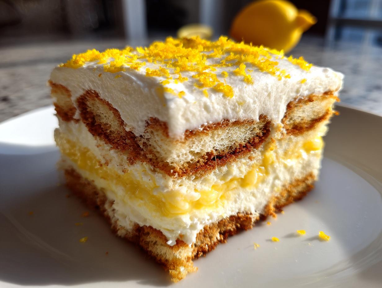 Lemon Tiramisu