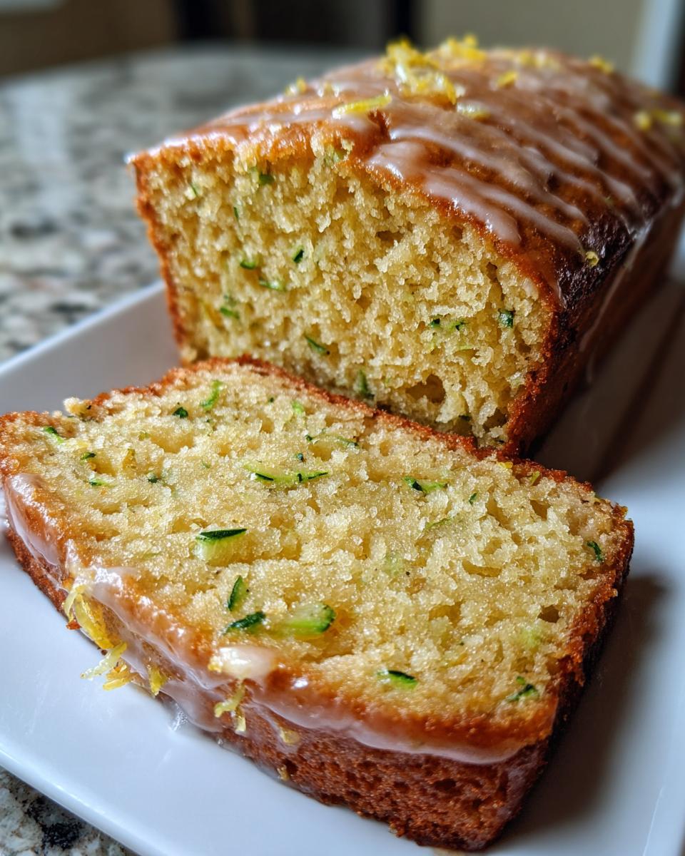 Luscious Lemon Zucchini Bread - detail 2