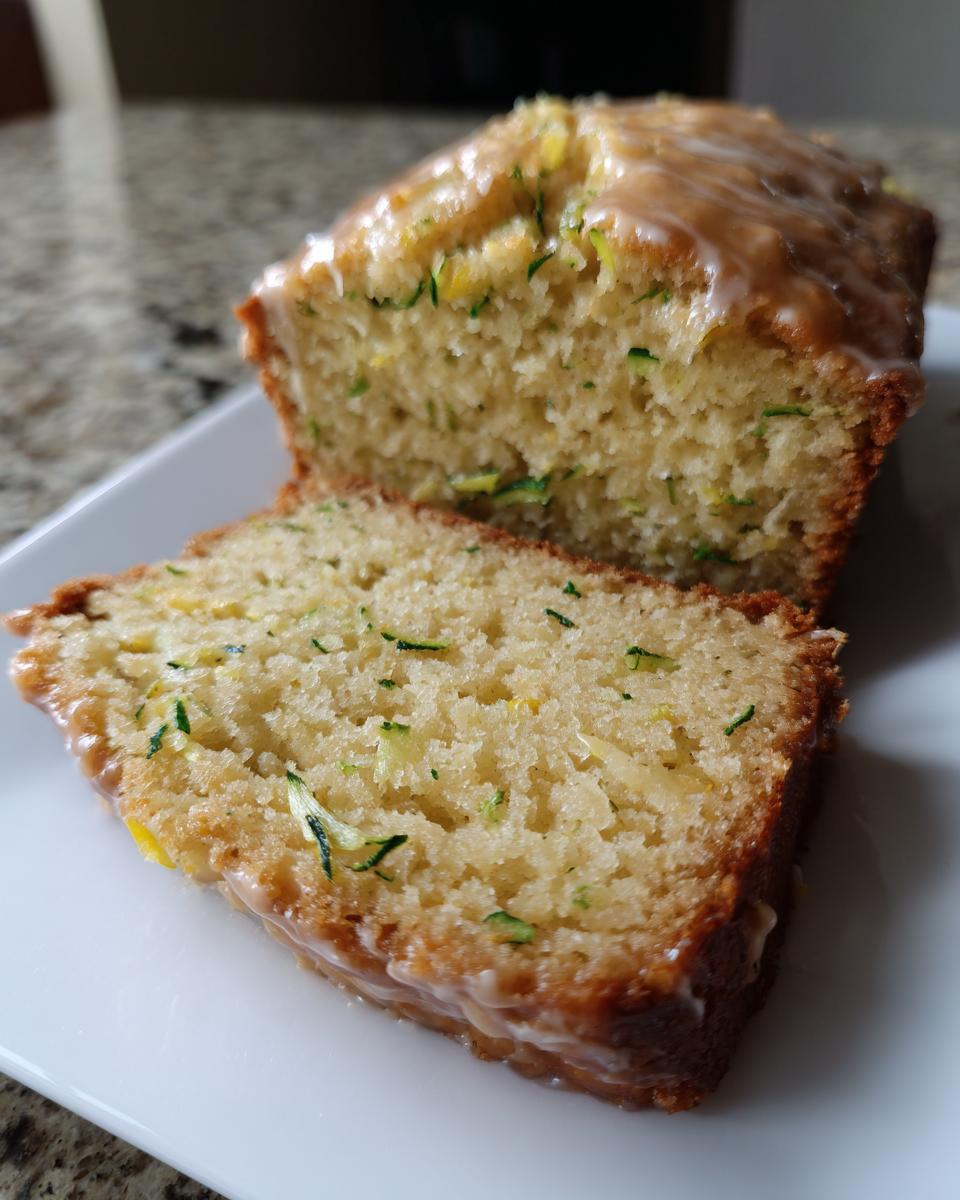 Luscious Lemon Zucchini Bread - detail 3