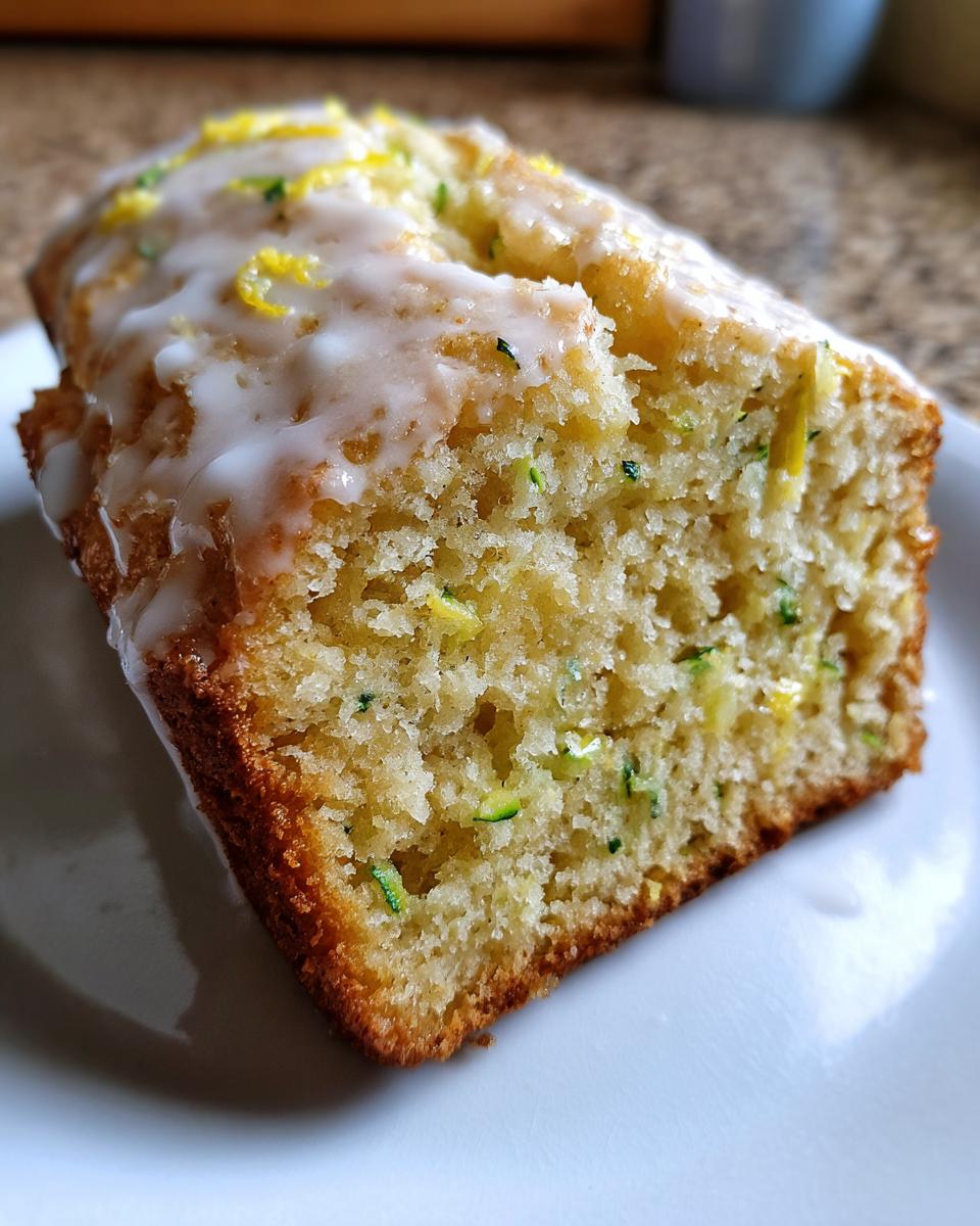 Luscious Lemon Zucchini Bread - detail 4