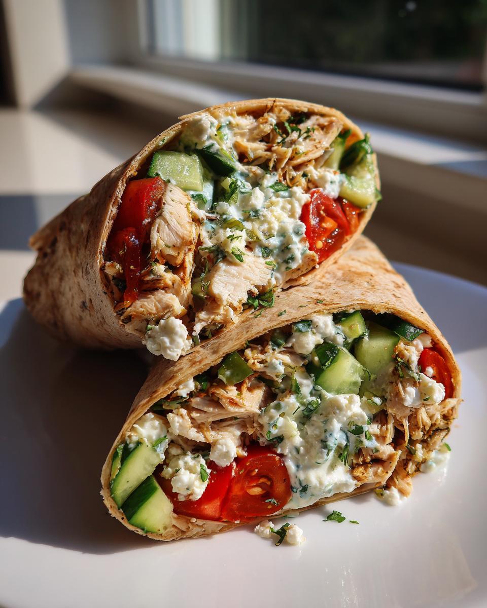 Mediterranean Chicken Wraps - detail 1