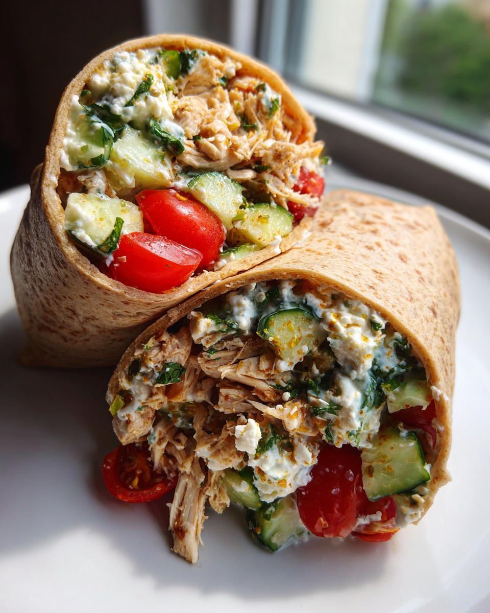 Mediterranean Chicken Wraps - detail 2