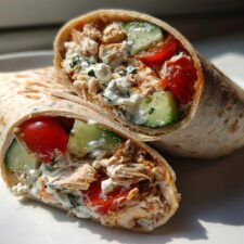 20-Minute Mediterranean Chicken Wraps That Taste Like Sunshine (59 characters)