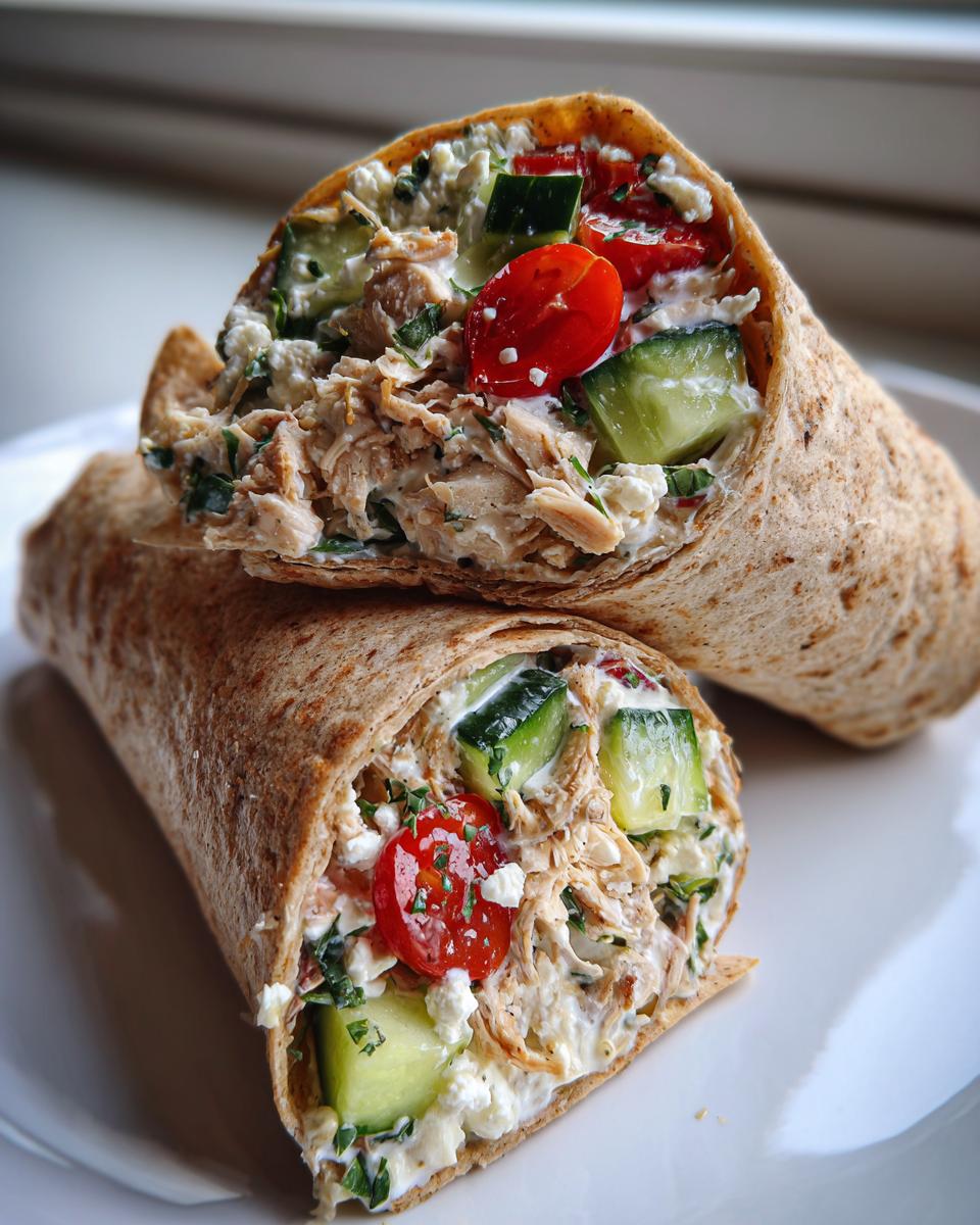 Mediterranean Chicken Wraps - detail 4