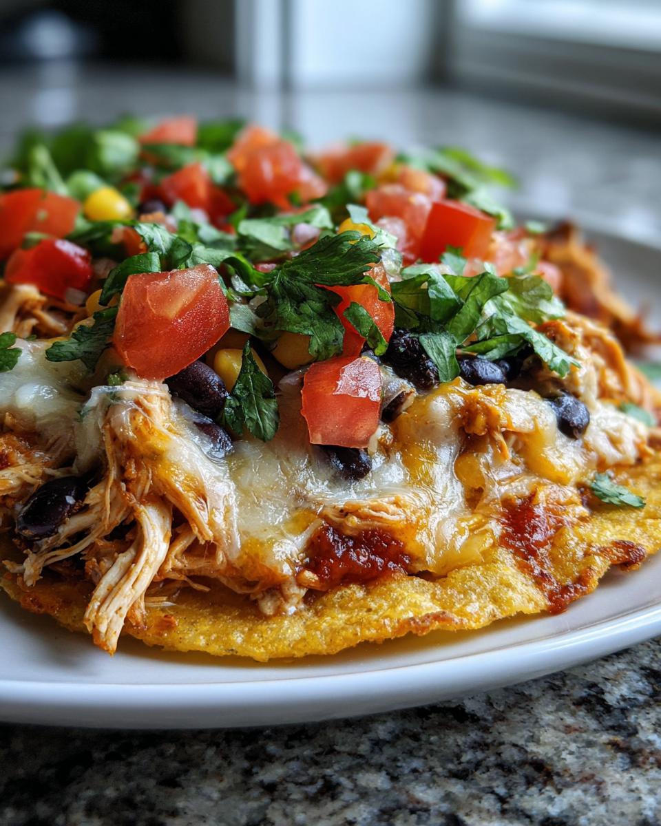 Mexican Rotisserie Chicken Tostadas - detail 3