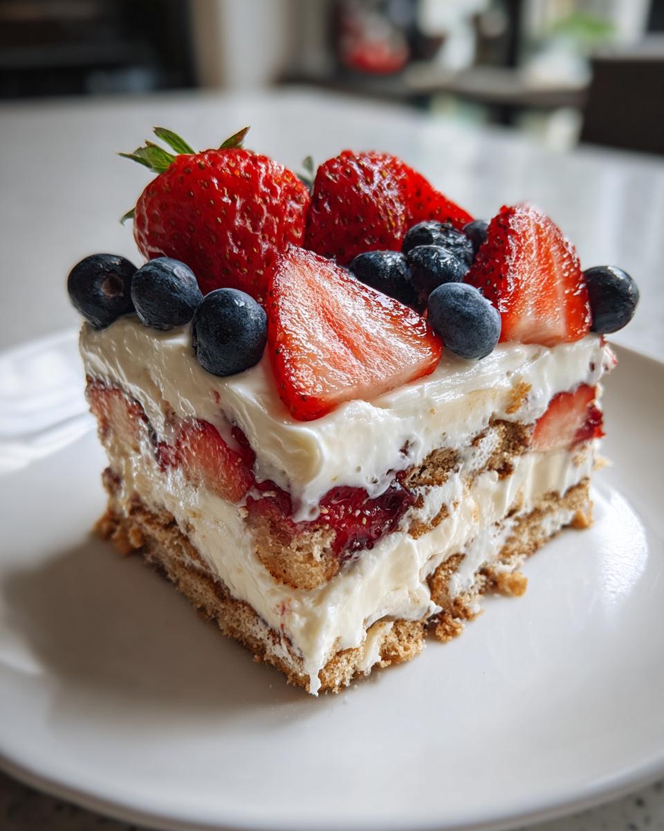 Mixed Berry Icebox Cake - detail 2