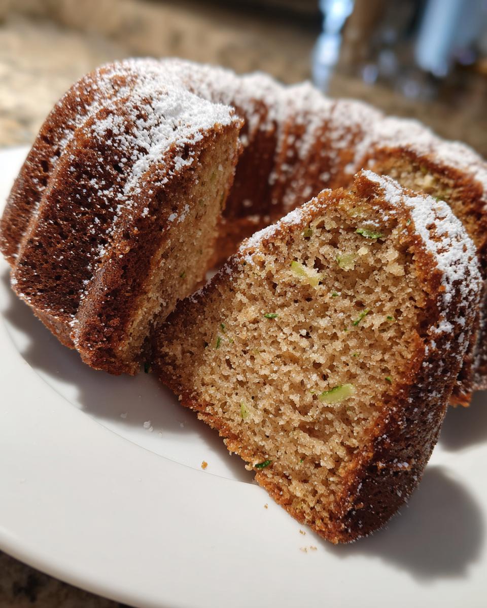 Moist Cinnamon Bundt Pan Zucchini Bread - detail 2