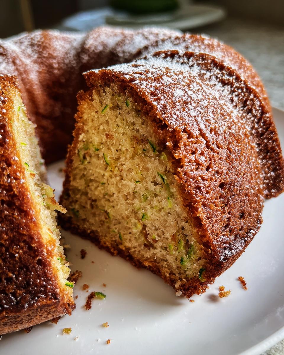 Moist Cinnamon Bundt Pan Zucchini Bread - detail 3