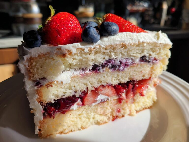 Patriotic Berry Cake