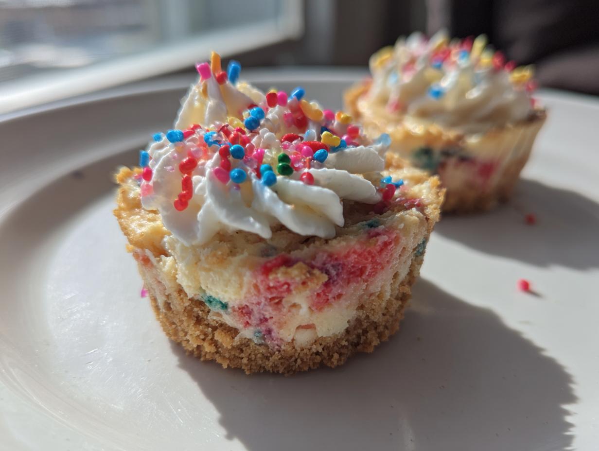Patriotic Mini Cheesecakes