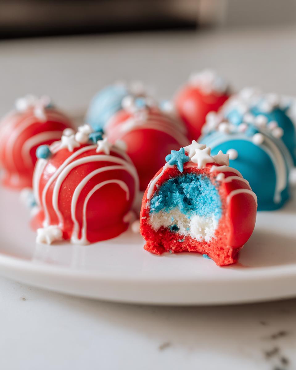Patriotic Oreo Balls Recipe - detail 1