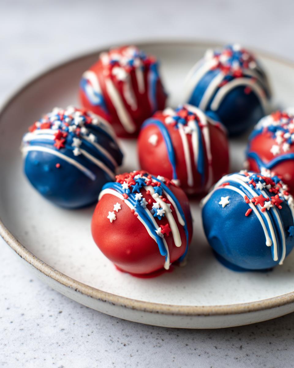 Patriotic Oreo Balls Recipe - detail 2