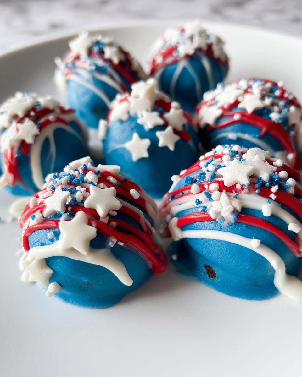 Patriotic Oreo Balls Recipe - detail 4