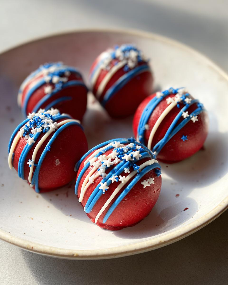 Patriotic Oreo Balls Recipe - detail 4