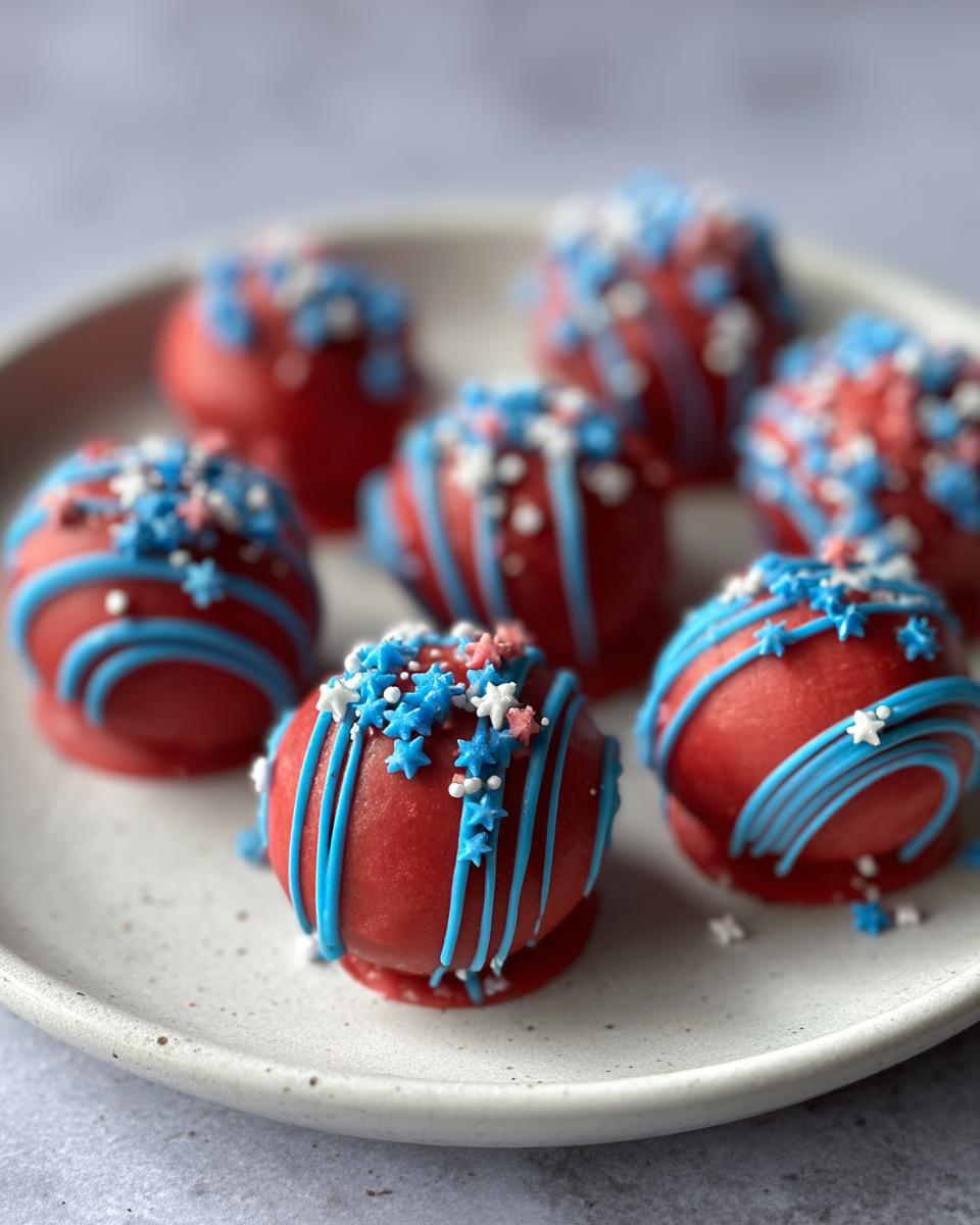 Patriotic Oreo Balls Recipe - detail 6