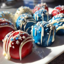 Irresistible Patriotic Oreo Balls Recipe in 3 Easy Steps